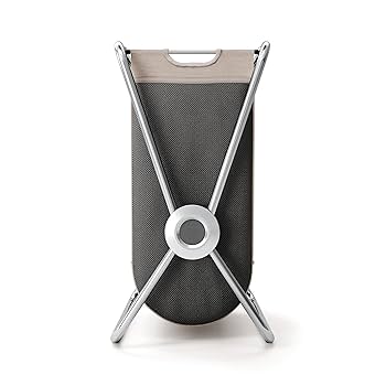 simplehuman x-frame laundry hamper, 100% recycled polyester